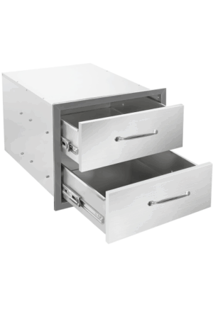 זוג מגירות עם ידית